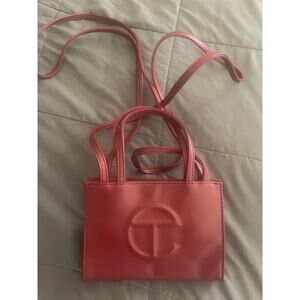 Telfar Small Shopping Bag (Oxblood) -Dustbag Included